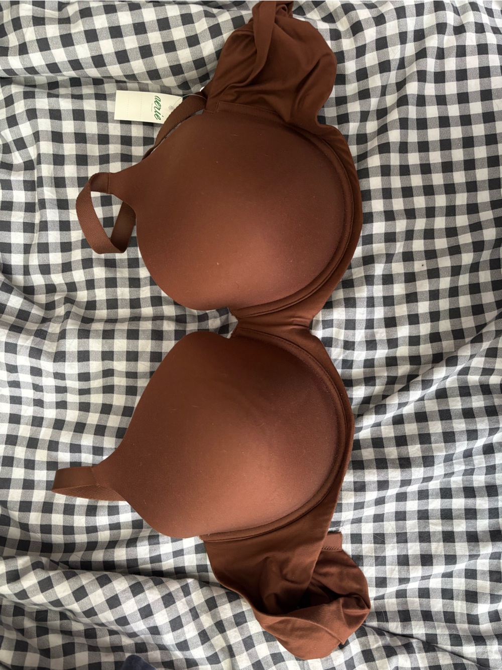 Real Sunnis aerie Smooth T-Shirt Bra - Chocolate Brown
